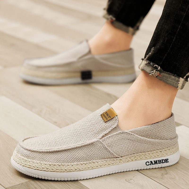 Damen Slip-On Schuhe Atmungsaktives Material Bequem Sommer