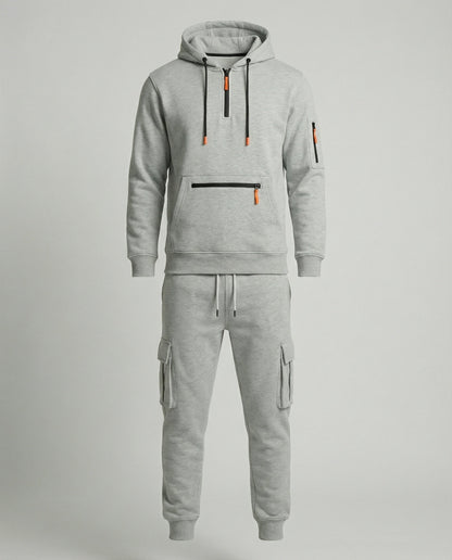 Herren Sportanzug Hoodie Jogginghose Sportlich