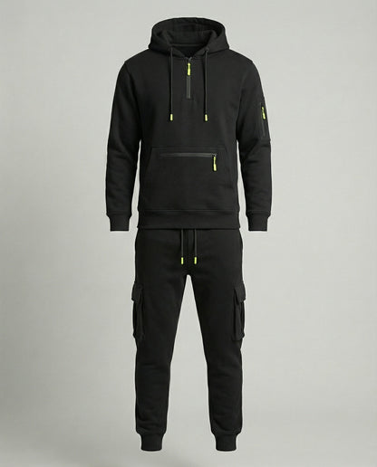 Herren Sportanzug Hoodie Jogginghose Sportlich