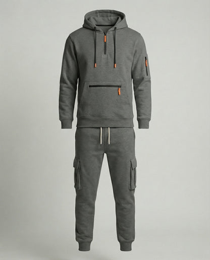 Herren Sportanzug Hoodie Jogginghose Sportlich