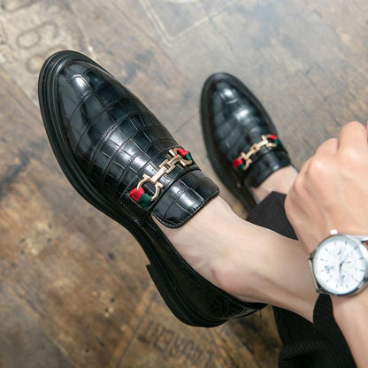 Herren Loafers Elegantes Leder