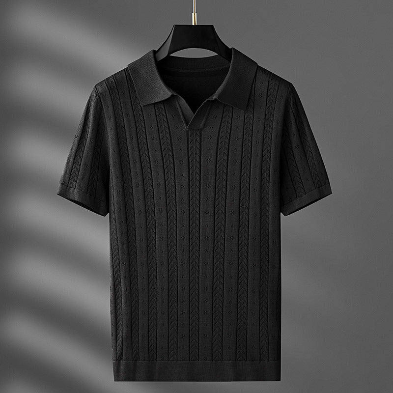 Herren Poloshirt Baumwolle Elegant