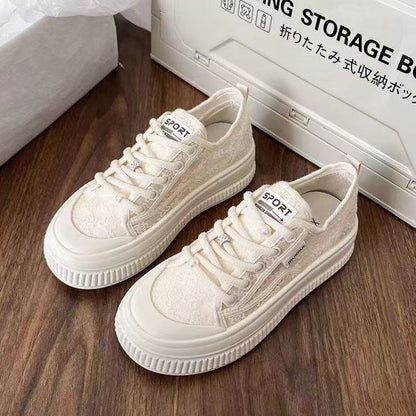 Damen Sneaker Strukturiert Rutschfest Schwarz - Norvielle
