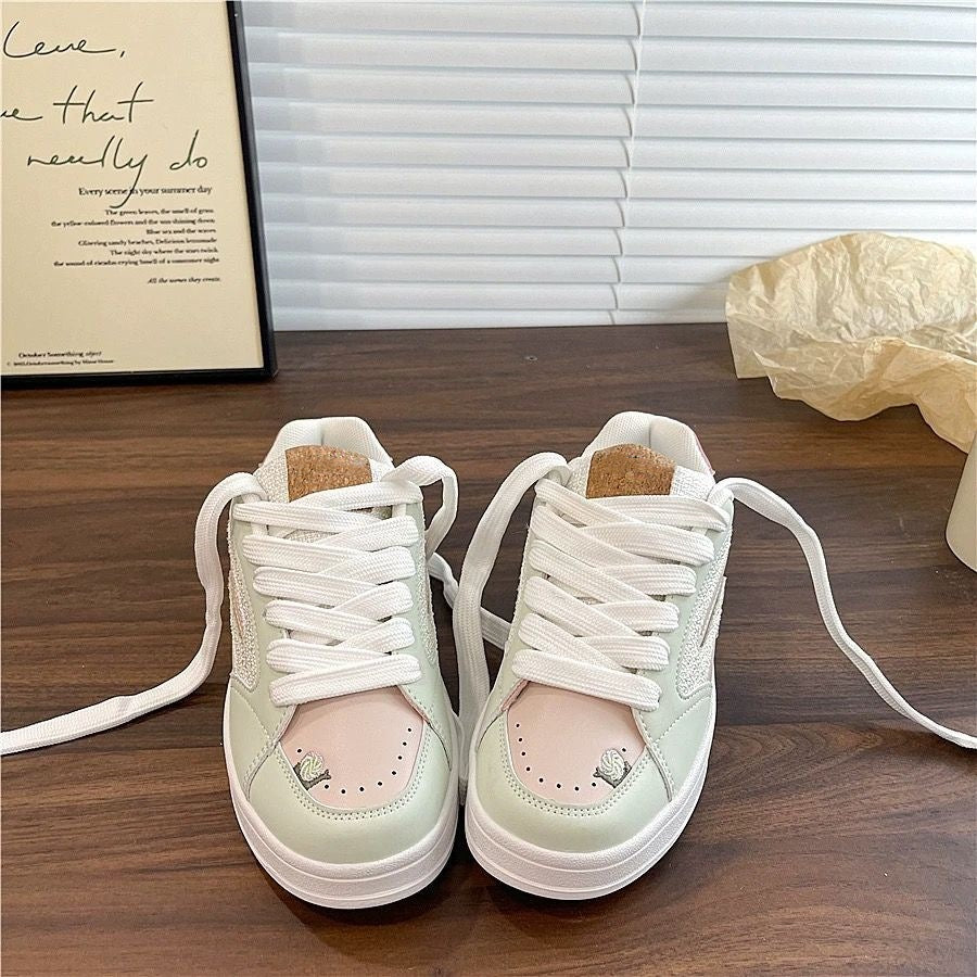 Damen Sneaker Weiches Blumenmuster