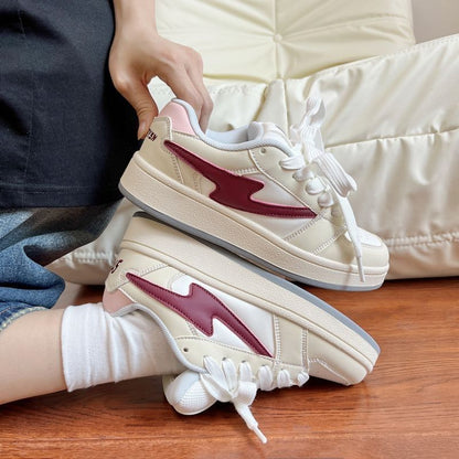 Damen Sneaker Sportlich Hochwertig