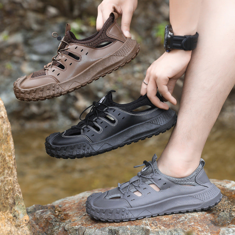 Damen Outdoor-Sandalen Atmungsaktiv Rutschfest Sportlich