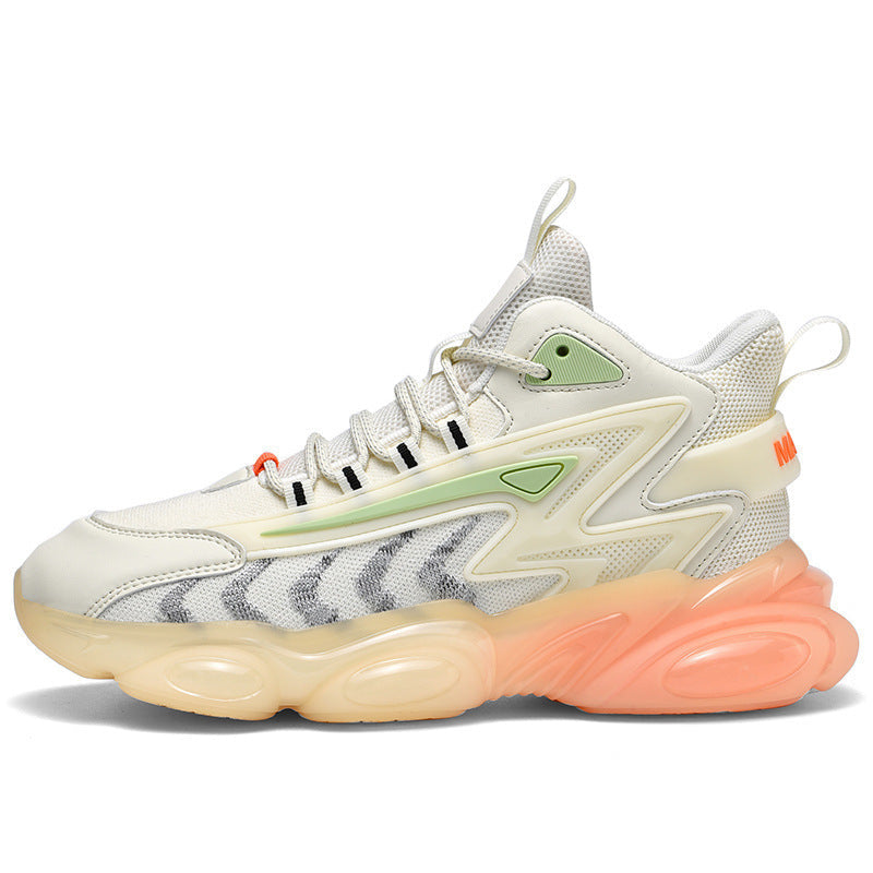 Damen Laufschuhe Hochdämpfend Atmungsaktives Mesh