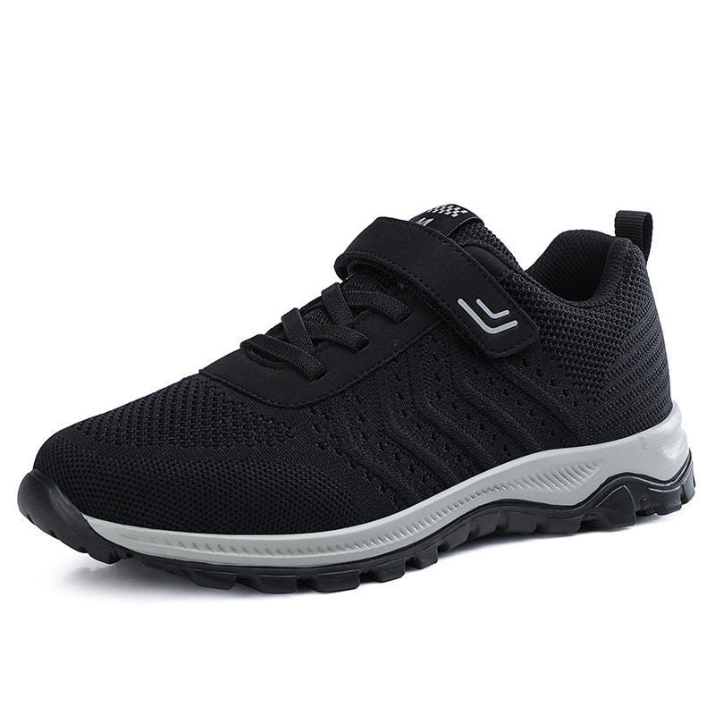 Damen Laufschuhe Atmungsaktives Mesh Rutschfest Klettverschluss