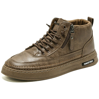 Damen Sneaker Hoch Sportlich Mit Reißverschluss