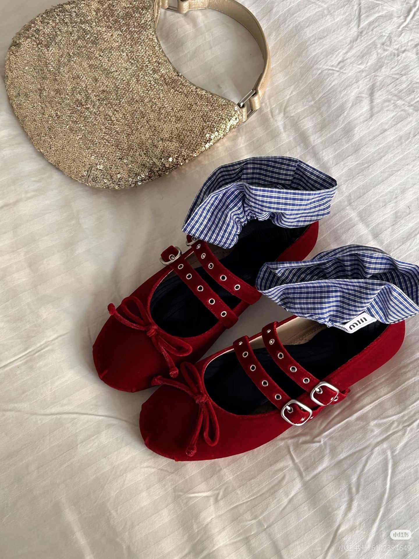 Damen Ballerinas mit Schleife Elegant