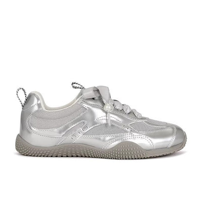 Damen Sneaker Atmungsaktives Mesh Glitzerdetails