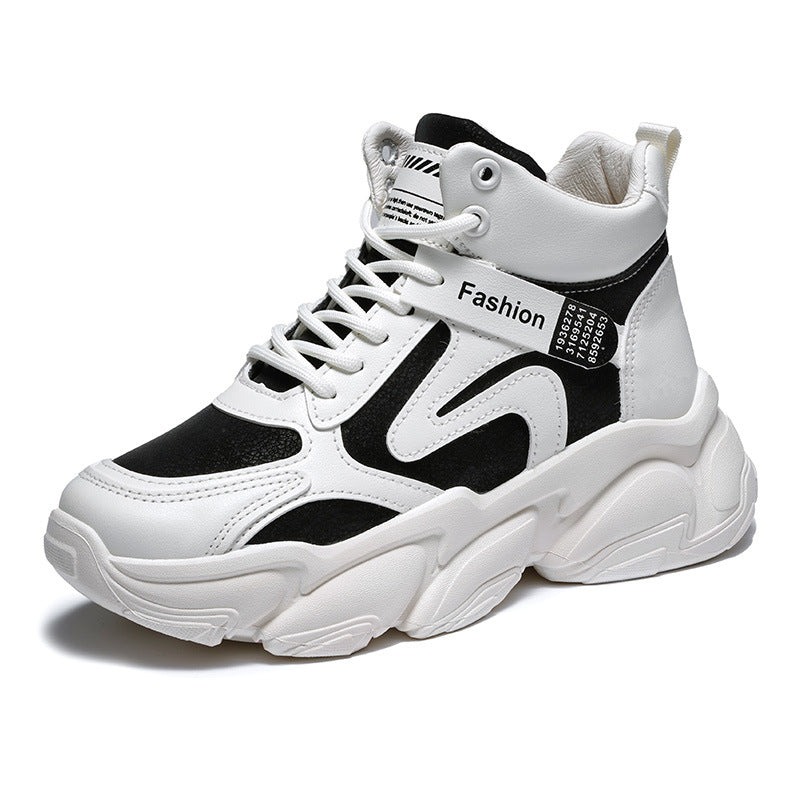 Damen High- Sneaker Atmungsaktives Mesh Verstärktes Sohlenprofil