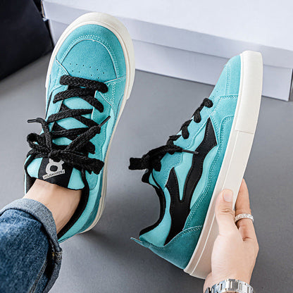 Damen Sneaker Veloursleder Modisch