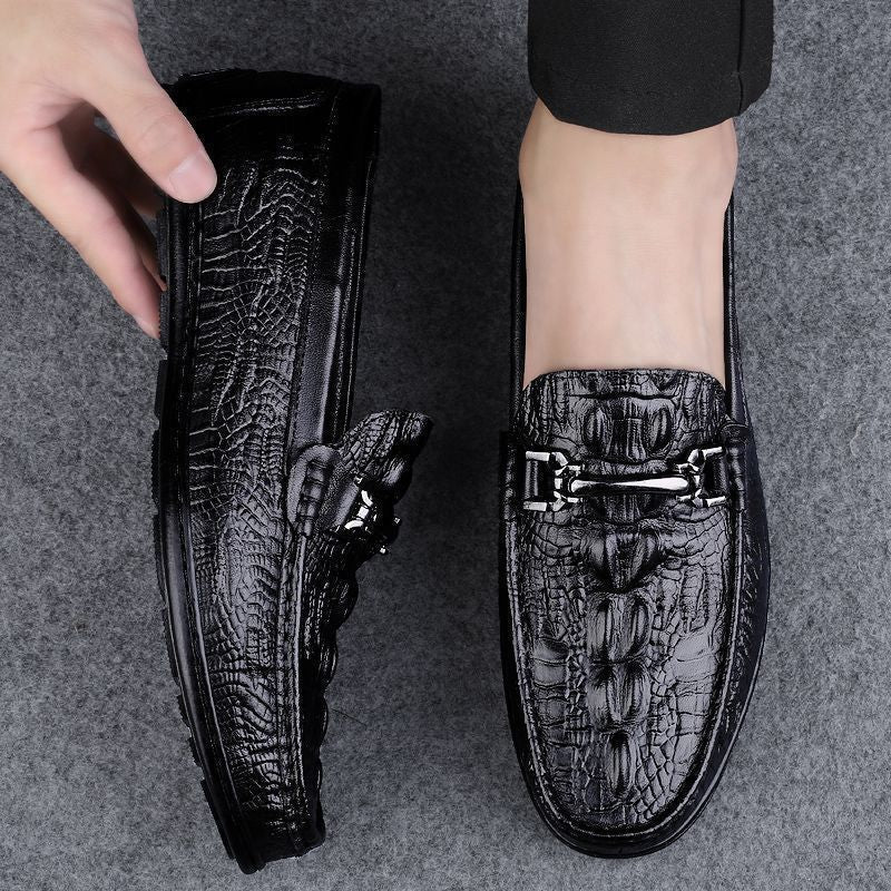 Herren Leder Mokassins Elegant