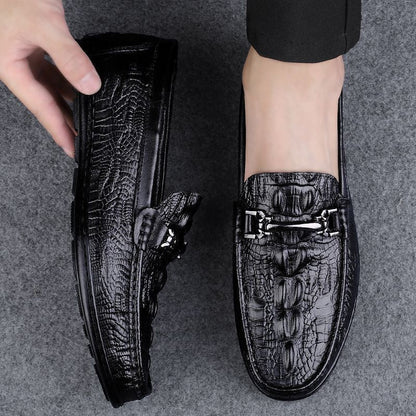 Herren Leder Mokassins Elegant
