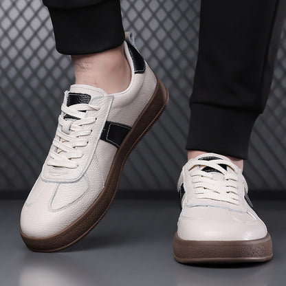 Damen Sneaker Leder Rutschfest