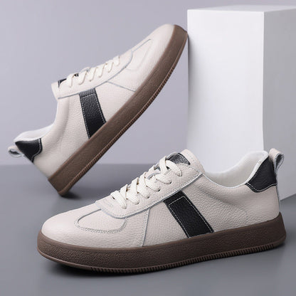 Damen Sneaker Leder Rutschfest