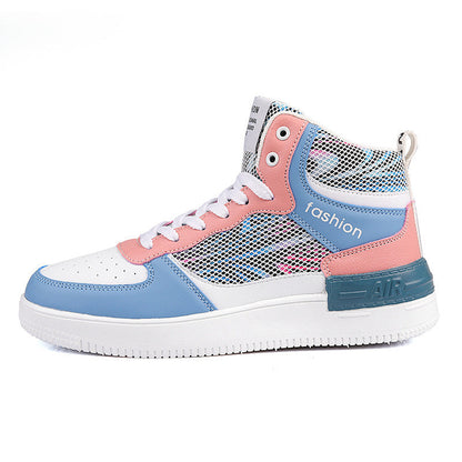 Damen High- Sneaker Atmungsaktives Mesh Weich