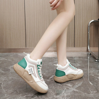 Damen High- Sneaker Atmungsaktives Material