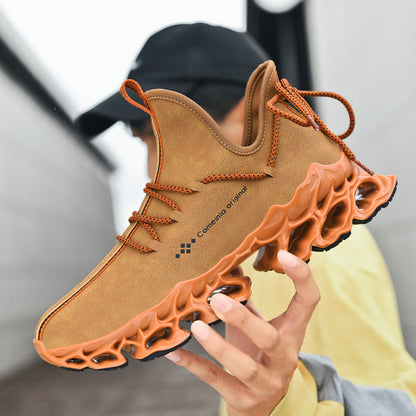 Damen Sneaker Sportlich Luftpolster Sohle Bequem Weiß - Norvielle