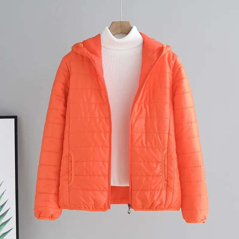 Damen Steppjacke Mit Kapuze Modern