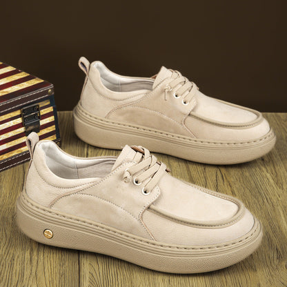Damen Schnürschuhe Dicke Sohle Mode Schuhe