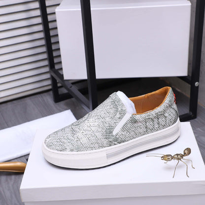 Damen Slip-On Sneaker Elastisch Atmungsaktiv Bequem