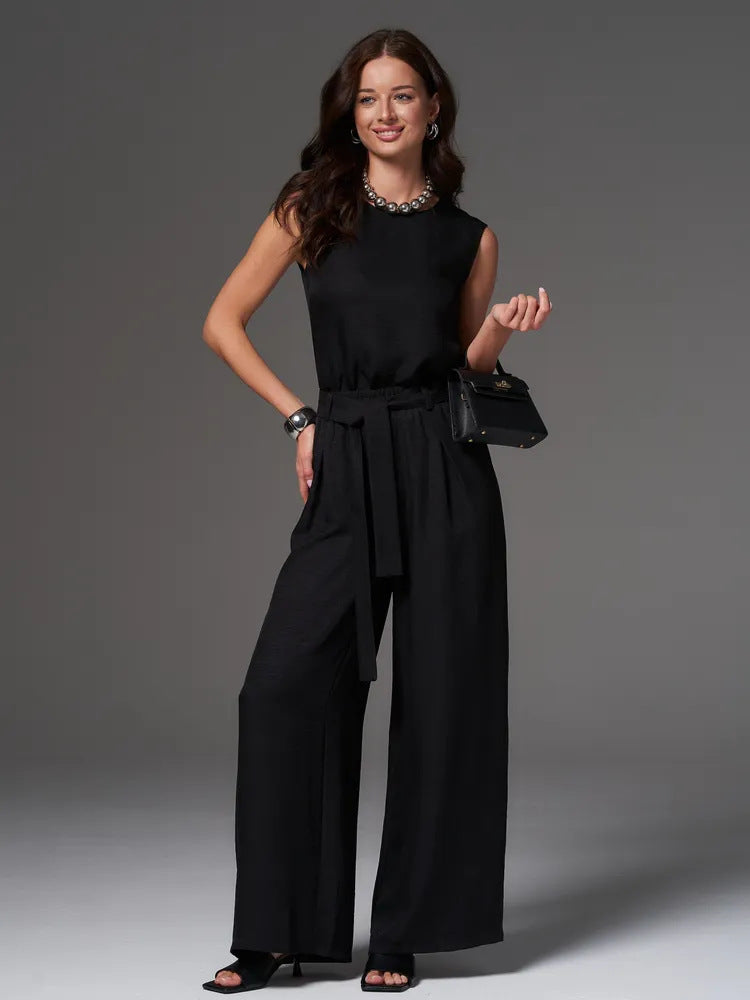 Damen Zweiteiler Elegantes Langkleid Set
