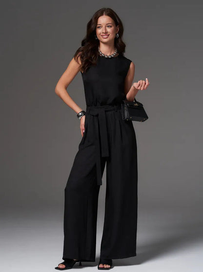 Damen Zweiteiler Elegantes Langkleid Set