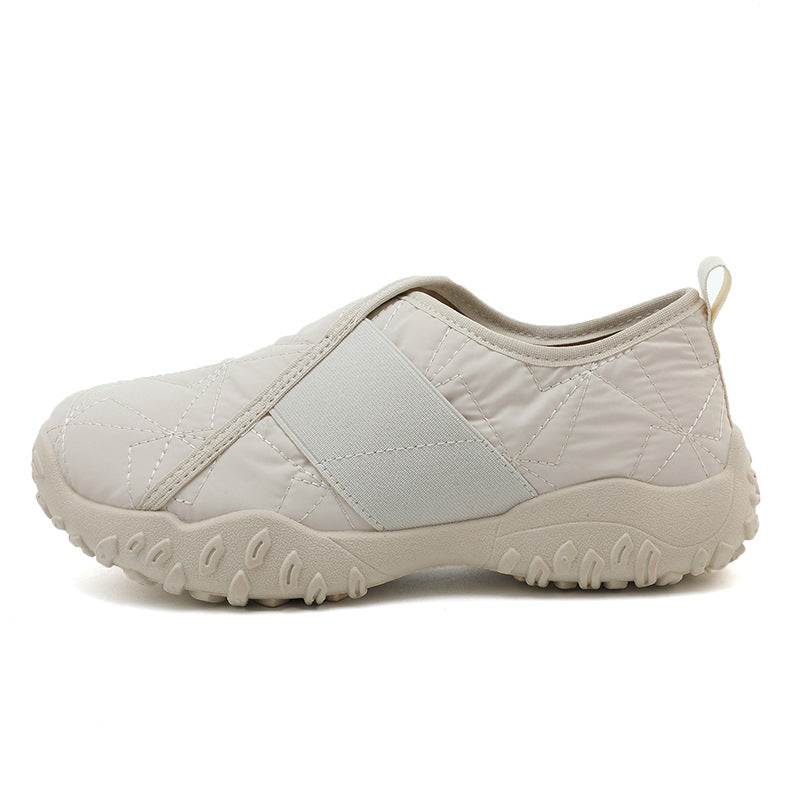 Damen Rutschfeste Outdoor-Slipper Warm Bequem