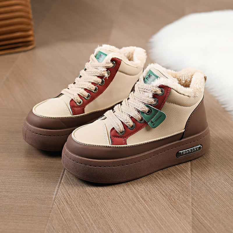Damen High- Sneaker Warmfutter