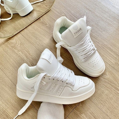 Damen Schnürschuhe Sneaker Sportlich Bequem