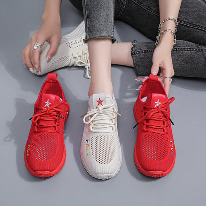 Damen Sneaker Leichtes Mesh Atmungsaktive Laufschuhe