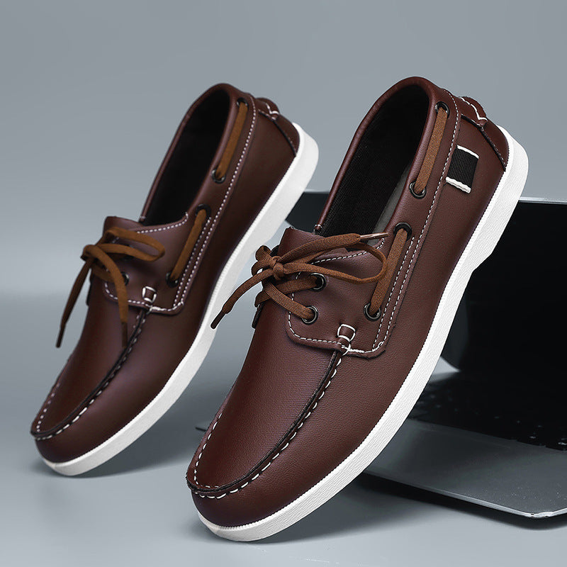 Herren Leder-Slipper Maritim