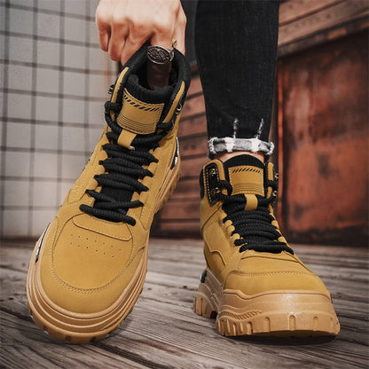 Damen High- Stiefel Robust Wasserdicht Gepolstert