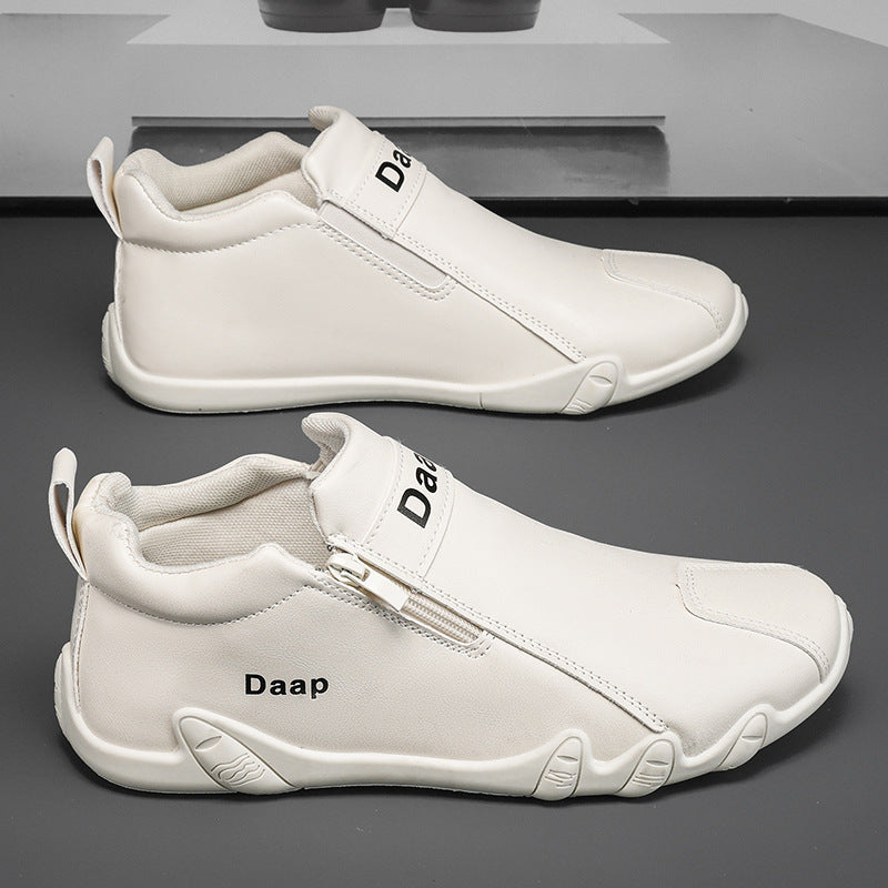 Damen Sneaker Modisch Reißverschluss