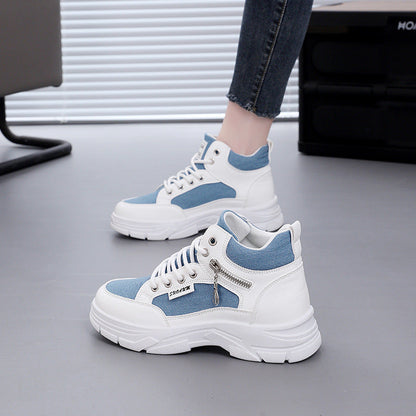 Damen High- Sneaker Leopardenmuster