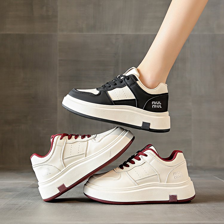 Damen Sneaker Sportlich Dicke Laufsohle