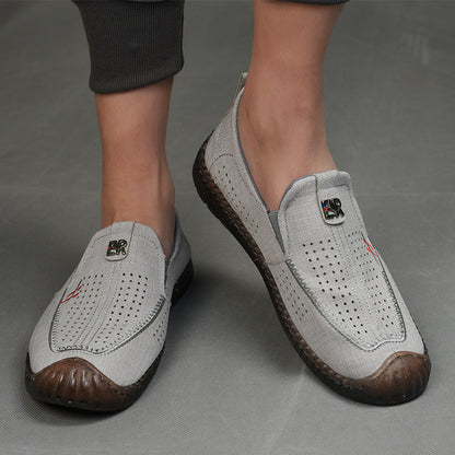Damen Slip-On Schuhe Atmungsaktiv Rutschfeste Sohle