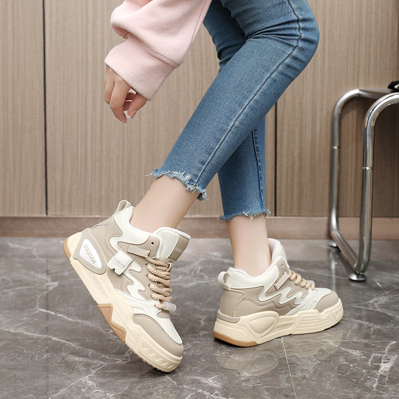 Damen High- Sneaker Bequem Sportlich