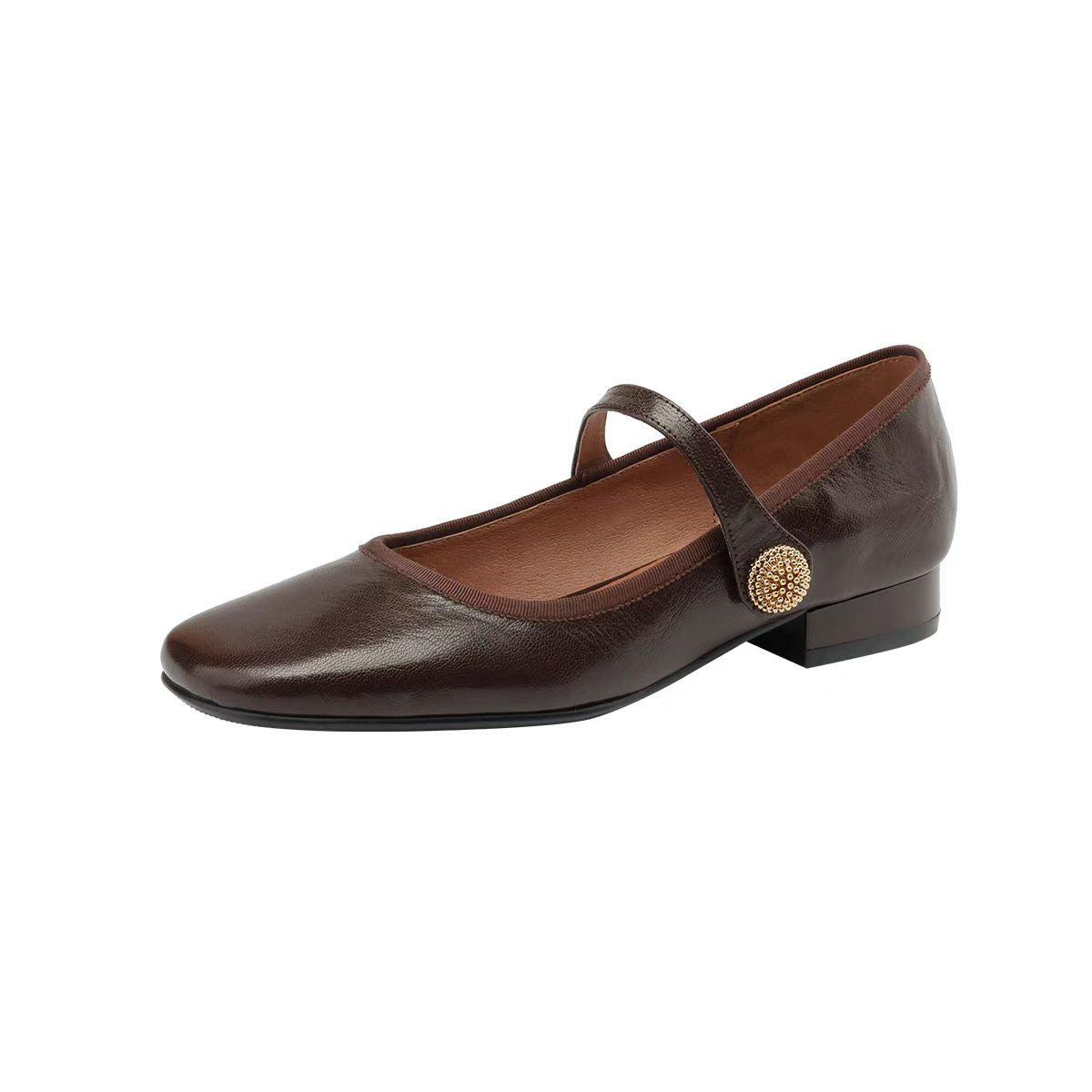 Damen Ballerinas Leder Elegantes Design