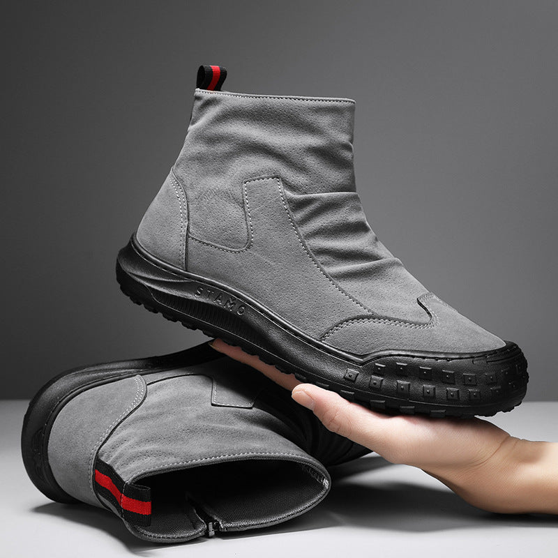 Damen Stiefel Ankle Boots Elastisch Robust Winter
