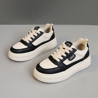 Damen Plateau Sneaker Modern Komfortsohle