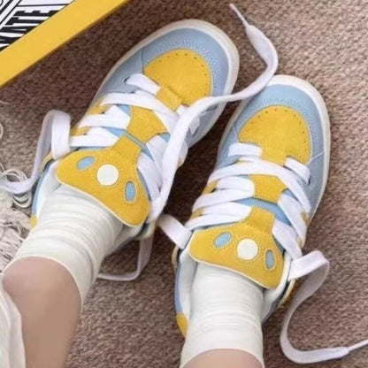 Damen Sneaker Sportlich Geopolstert Bunt