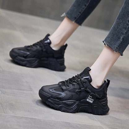 Damen Laufschuhe Sportlich Chunky Atmungsaktiv Sneaker
