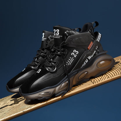 Damen High- Sneaker Sportlich Stabil Weite Passform