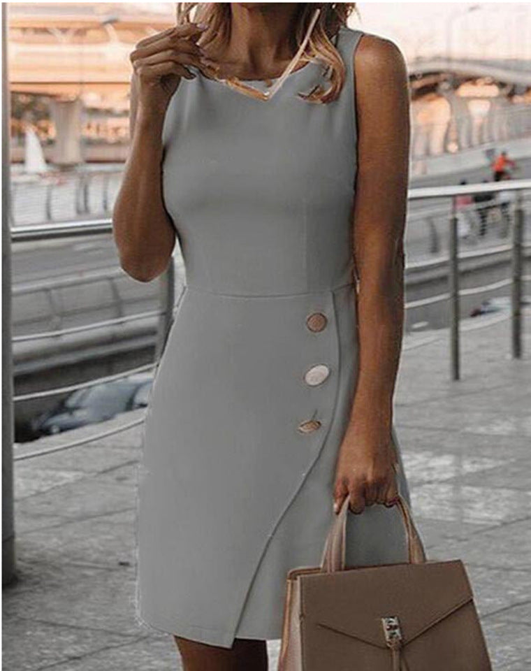 Damenkleid Berlin Chic mit Knöpfen