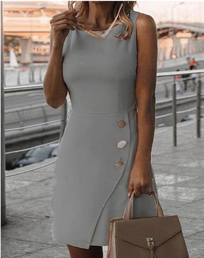 Damenkleid Berlin Chic mit Knöpfen