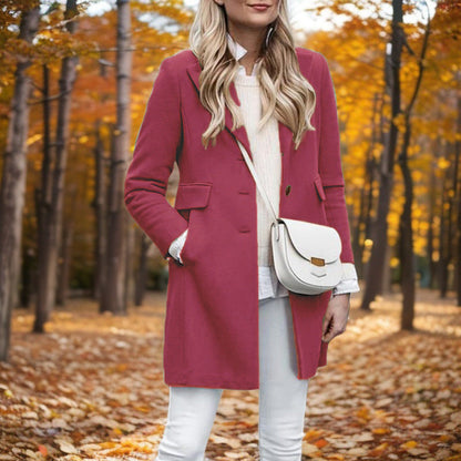 Damen Wollmantel Berliner Stil Elegantes Design