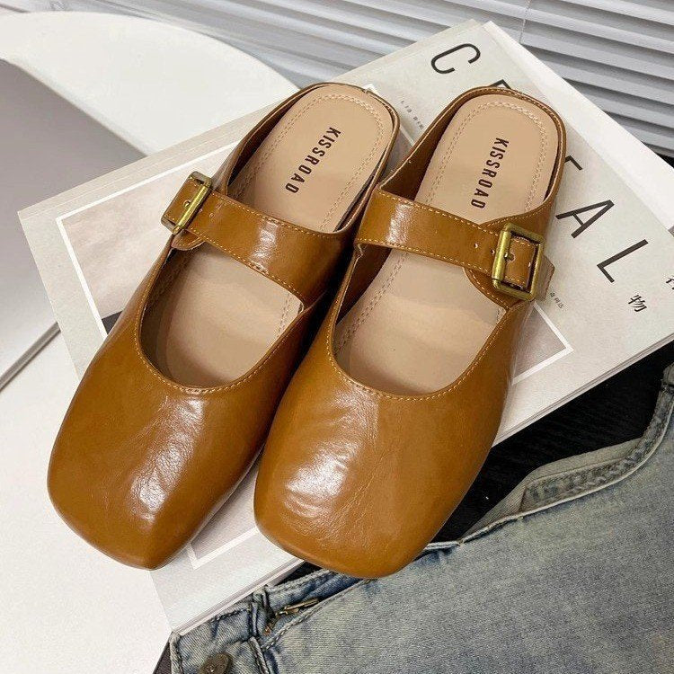 Damen Mary Jane Schuhe Bequem Verstellbarer Riemen